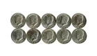 Kennedy Half Dollars - 40% Silver - Lot of 10