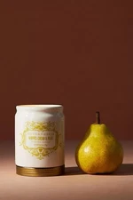 New Anthropologie Boulangerie Whipped Cream and Pear Candle (SET OF 2)