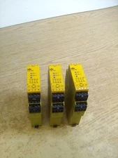 Lot Of 3 Pilz PZEX4P PZE X4P 777585 Safety Relay 24VDC