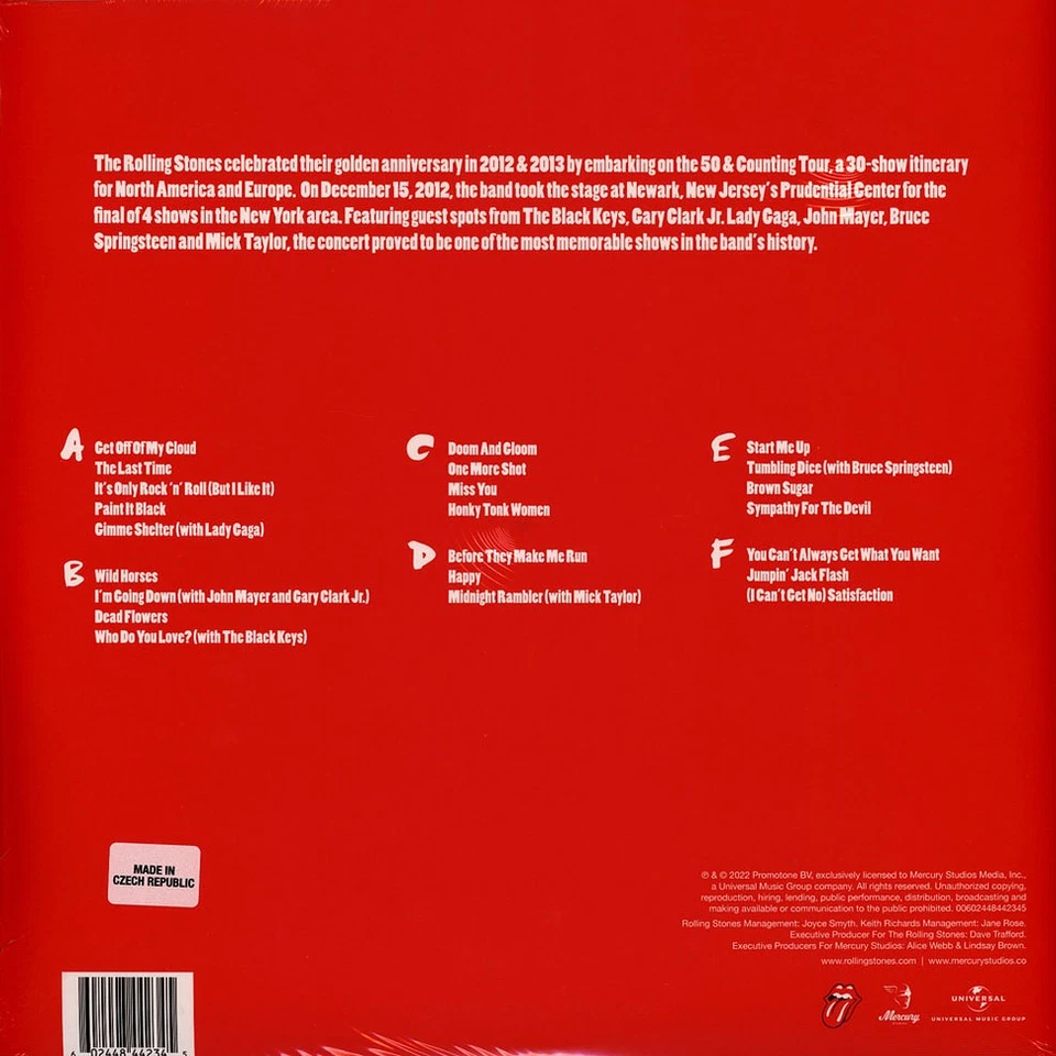 The Rolling Stones - Grrr Live! Limited Edition (Vinyl 3LP - 2023 - Original) - Bild 2 von 2