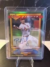 2021 Topps Finest Flashbacks Refractor /25 Paul Goldschmidt #94H-PG Auto