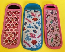 3 pc Ice Pop Yogurt Sleeves Insulated Popsicle Holder Great For Kids