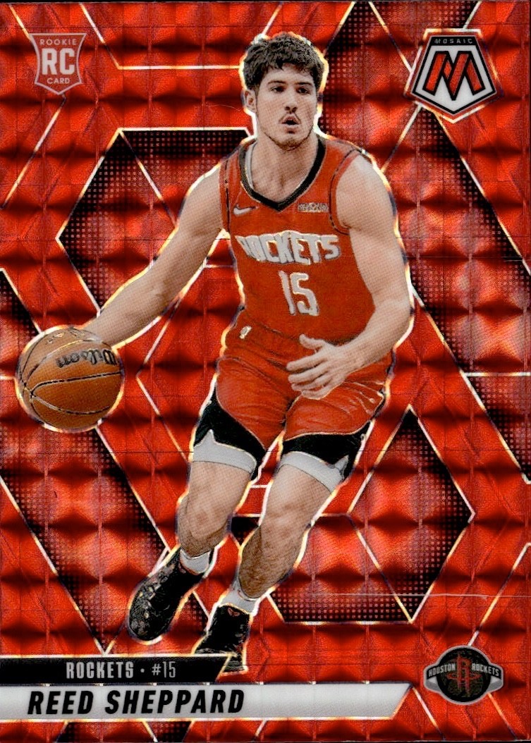 2024-25 Rookie Reed Sheppard #249 Red Mosaic Prizm (RC) BUY 3 GET 1 FREE 