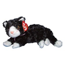 Ty Beanie Baby Booties - MWMT, Cat black