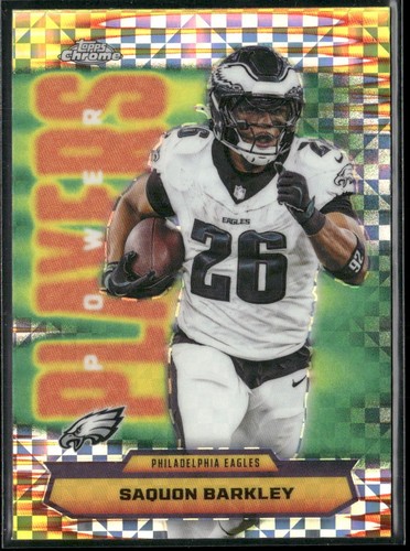 2025 Topps Chrome Saquon Barkley Base (RAW)