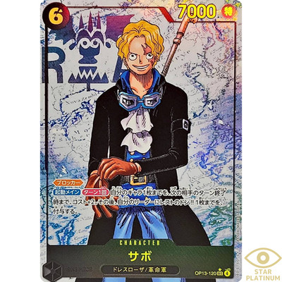 ONE PIECE CARD OP13-120-W サボ SP s-l400.jpg