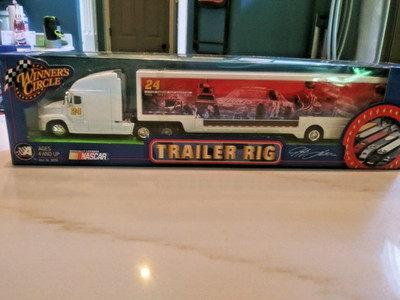 2002 NASCAR Winners Circle Trailer Rig  :  4 Time Champion #24 Jeff Gordon