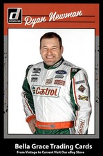2023 Panini Donruss Racing Ryan Newman #182 Roush Fenway Racing Silver Retro