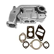 Intake / Exhaust Manifold With Gaskets Set A4640r R100312 Fits John Deere 60 620