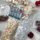 Lot of 100+ Appliques Offray Ribbon Roses Sewing Bows Millinery Flowers Notions — photo 3