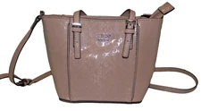 Guess Los Angeles  Light Tan Cross/Body Shoulder Purse Adjustable Strap