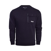 Bench Men's Crew Neck Sweatshirt Fleece Jumper Designer Pullover Sweater Cuffed