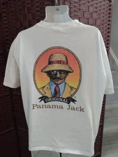 Vintage Original Panama Jack t Shirt Double Sided Adult XL
