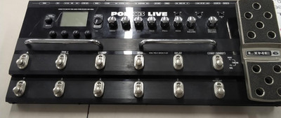 Line 6 POD X3 LIVE Multi-effects Pedal With Power Supply good conditioin JP USED