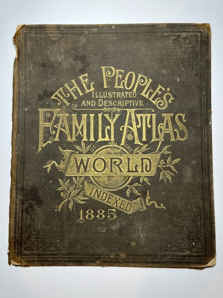 1885 AUSTRIAN EMPIRE Map by George F. Cram SEE DESCRIPTION - Image 2 of 2