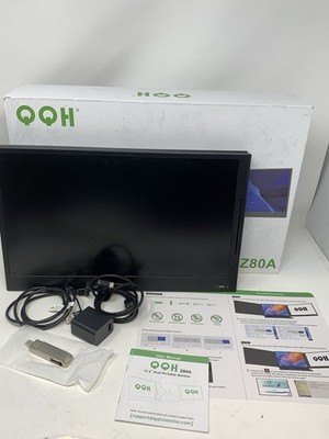 QQH Z80A Laptop Screen Extender 15.6  Triple Portable Monitor Ultra Slim FHD IPS