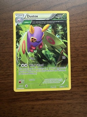 Dustox 8/108 Rare Pokemon Roaring Skies Lightly played Vintage