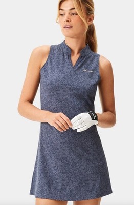 NWOT Macade Pace Course Golf Sleeveless Dress Blue XS Sold Out $145 Free Ship