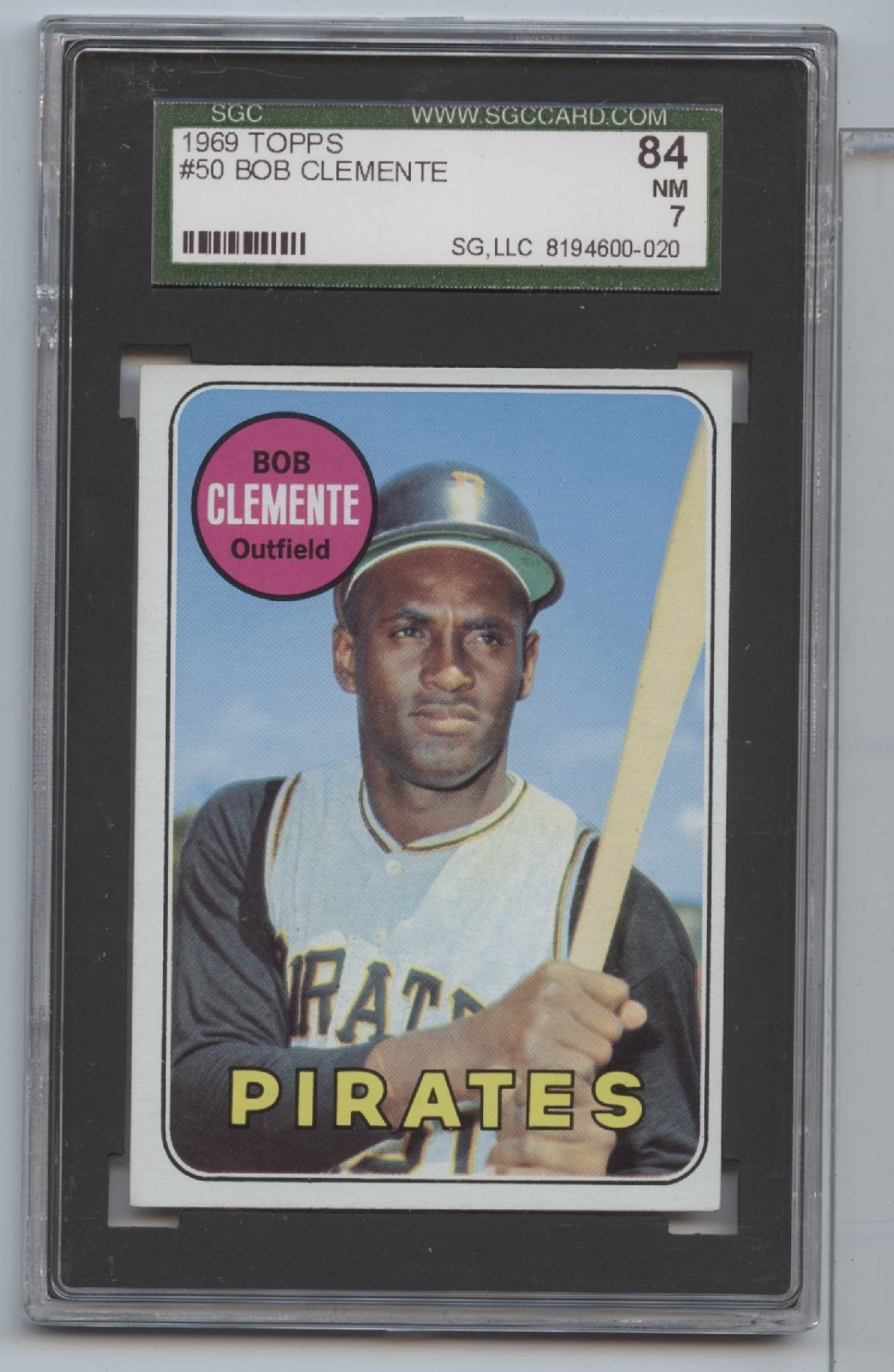 1969 Topps Roberto Clemente #50 SGC 7