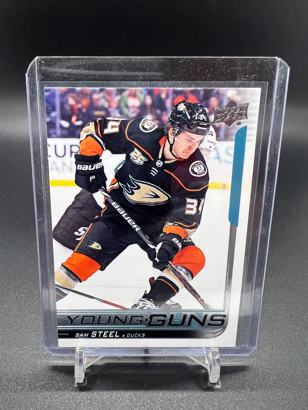 2018-19 Upper Deck #487 Sam Steel YG RC Young Guns Rookie Anaheim Ducks