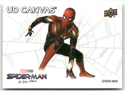 Upper Deck 2023 Marvel Spider-Man No Way Home No. C-4 Spider-Man UD Canvas