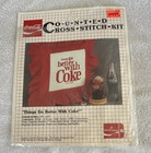 Coca-Cola Counted Cross Stitch PATTERN ONLY  “Things Go Better With Coke” — photo 1