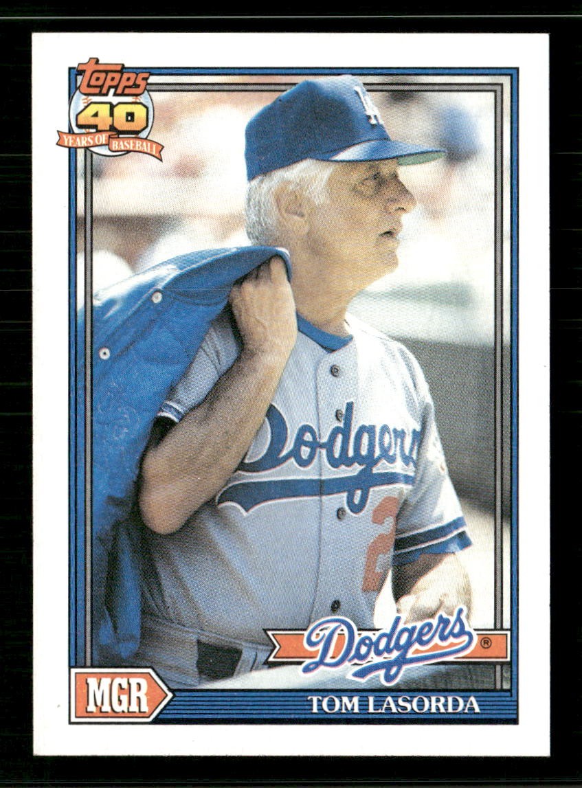 1991 Topps #789 Tom Lasorda
