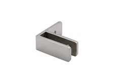 Stabilizing Glass Clamp Wall Mount 1/2"-9/16" Glass - Polished Stainless