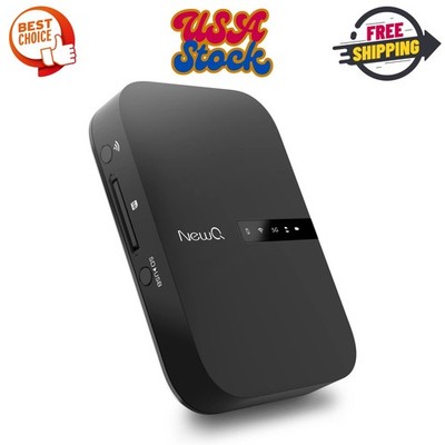 Filehub AC750 Travel Router: Portable Hard Drive SD Card Reader & Mini WiFi Rang