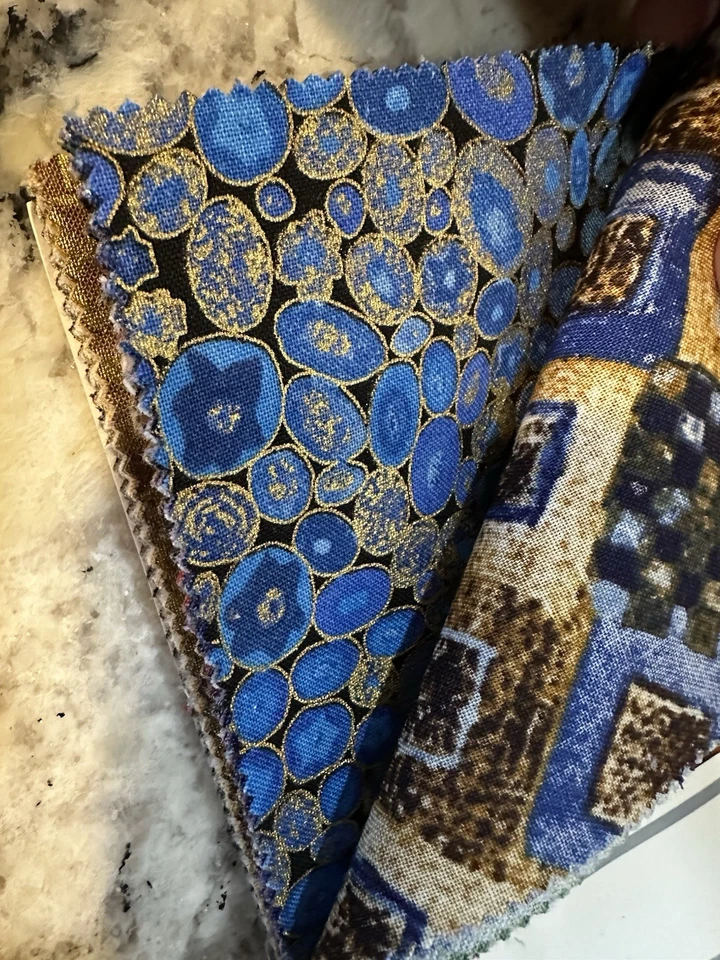 Complete Blender Collection, GUSTAV KLIMT FOR Robert Kaufman TEN-789-42 Squares - Image 4 of 4