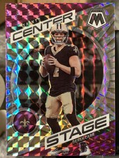 2023 Panini Mosaic Purple Prizm Center Stage 23/49 Derek Carr Saints