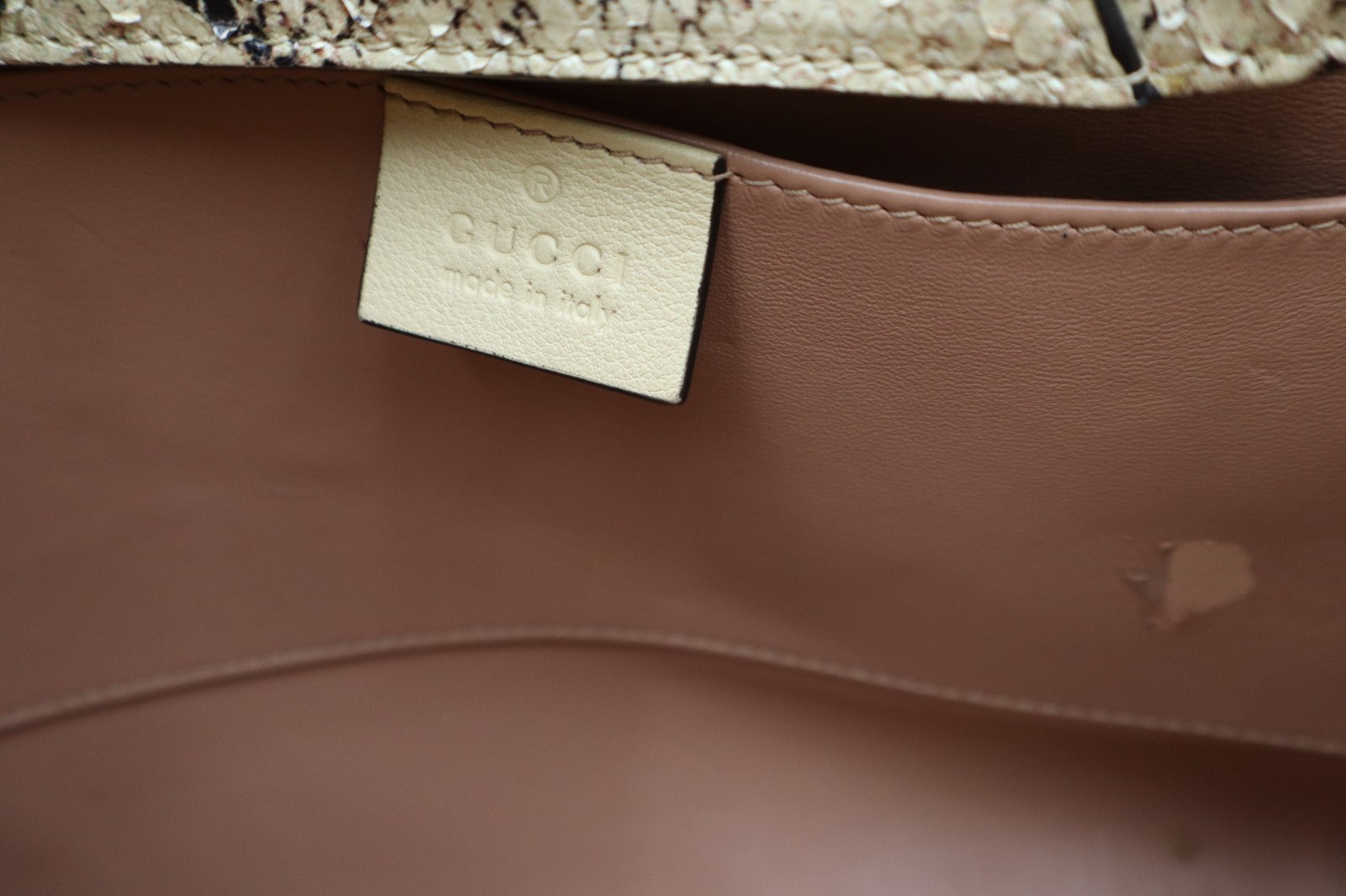 Gucci Python Small Diana Tote Bag - image 9