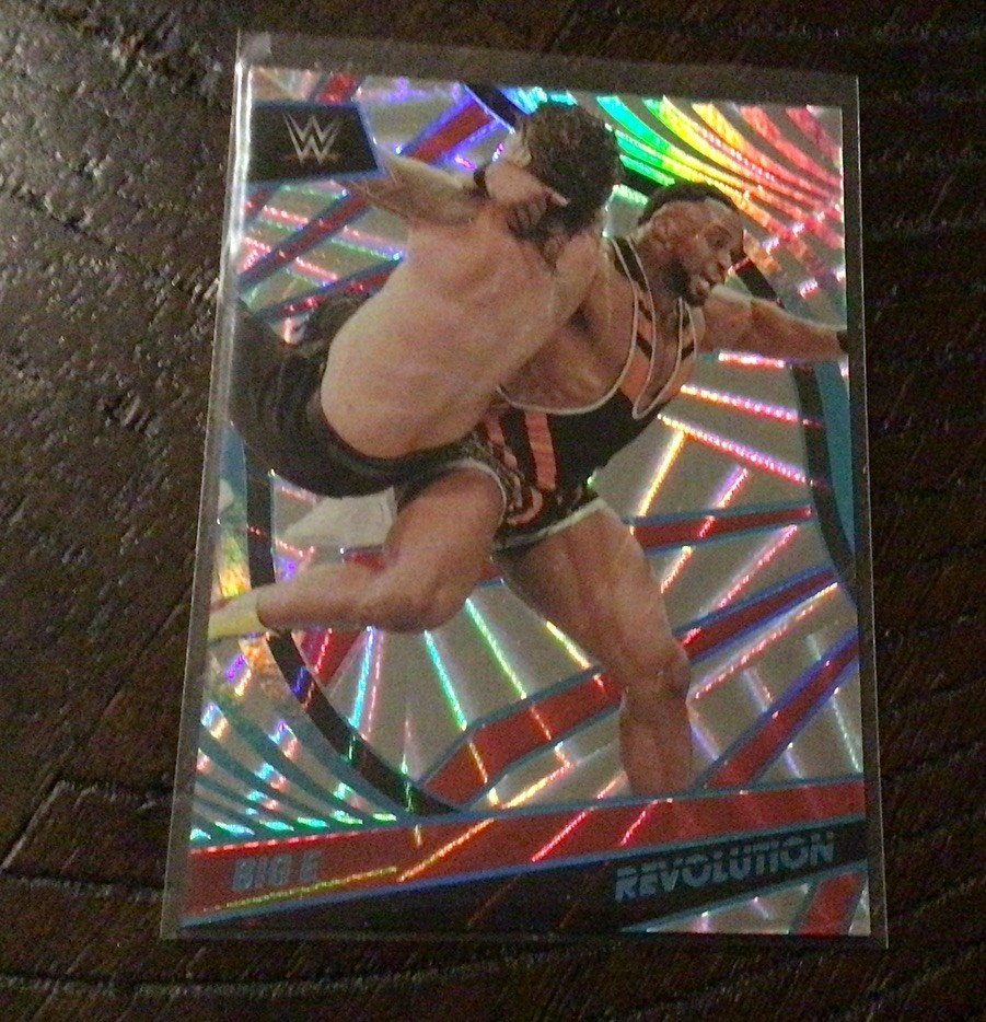 2022 Panini Revolution WWE - #d /199 #26 -Big E - Angular Blue