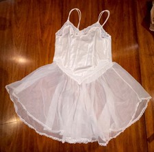 Val Mode Vintage Small Sheer Drop Waist Teddy