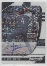 2020 Panini Prizm Draft Picks White Donut Circle 6/50 Sammy Infante Auto 0bt4