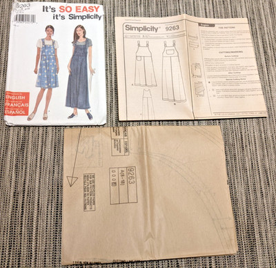 Simplicity 9263 Sewing Pattern - Skirt - Sizes 8-18 - Dated 2000 ...