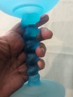 TIFFIN GLASS CO. SATIN SKY BLUE HIGH FOOTED COMPOTE C. 1920S-1930S. FROSTED — photo 4