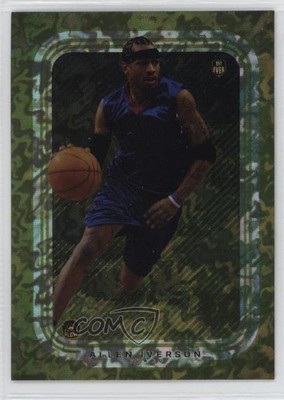 2022 Super Glow Green Lava 1/1 Allen Iverson #SGAI-1 HOF w1s