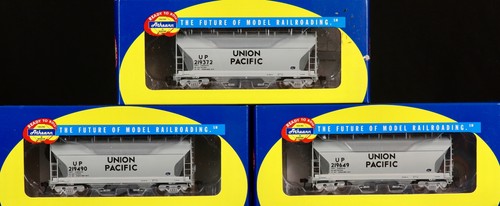 Athearn RTR HO 93970, 93971 y 93972 ACF 2970 2 bahías tolva Union Pacific 3 carros NUEVO | Condition: New