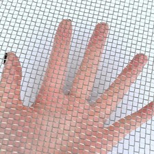 304 Stainless Steel Woven Wire 5 Mesh - 11.75"X23.5" 30cmX60cm - Metal Secu...