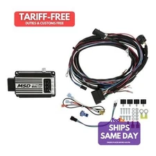 Msd Ignition 65233, Kit Black Aluminum Ultra 6Al Plus Ignition Box - Black Finis