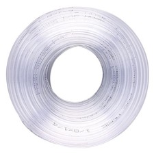 DERNORD PVC Tubing 1/8"ID X 1/4"OD Flexible Clear Vinyl Hose 50 Feet for Food Gr