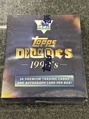 Topps Decades 1990 Premier League - 90 s Edition Sealed Box In Hand  