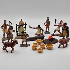 Safari Ltd Powhatan Indians Native Americans Figures Collection Animals