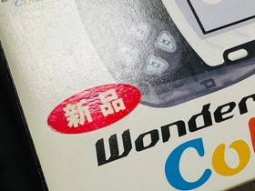 Bandai WonderSwan Wonder Swan WS Color Console Crystal Black with Box Tested