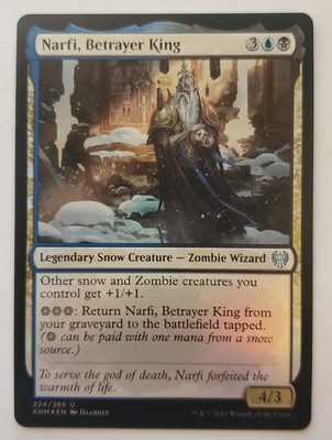 1x Narfi, Betrayer King FOIL Kaldheim MTG Magic the Gathering NM