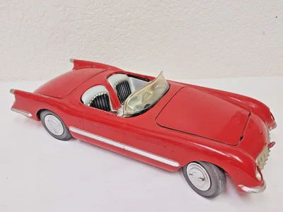 【希少】木製　スポーツカー アンティーク　約50cm VINTAGE 1954, #509 HUBLEY CHEVY CORVETTE SPORT COUPE, ORIGINAL