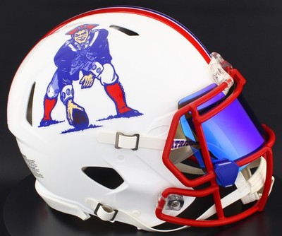 NEW ENGLAND PATRIOTS NFL Riddell Speed Full Size AUTHENTIC Football Helmet