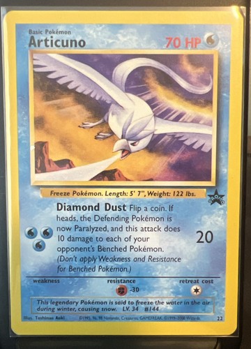 Articuno 22 Promo Wizards Black Star Promos Near Mint