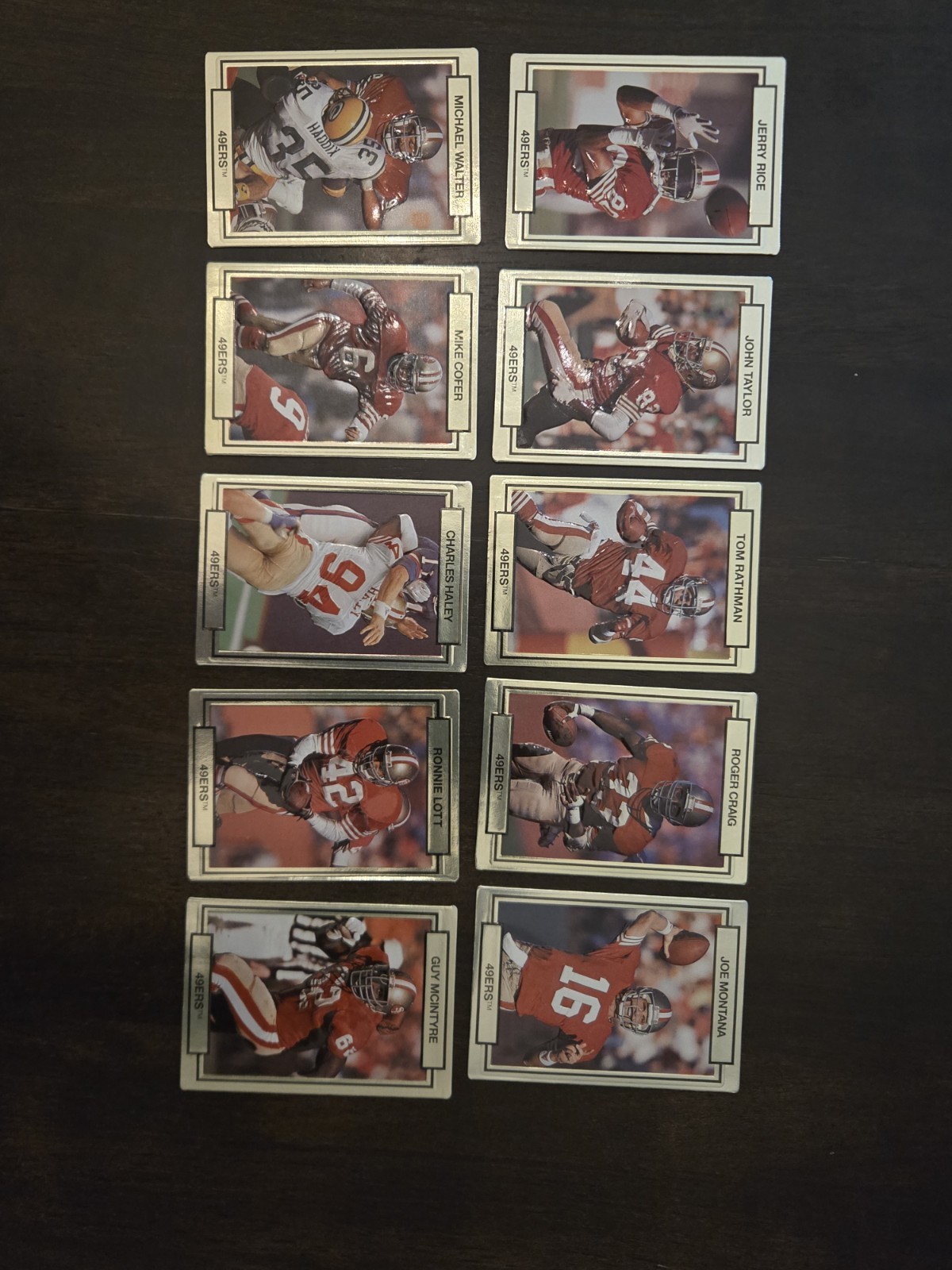 49ers Lot Joe Montana, Jerry Rice, Ronnie Lott, Roger Craig Over 60 cards